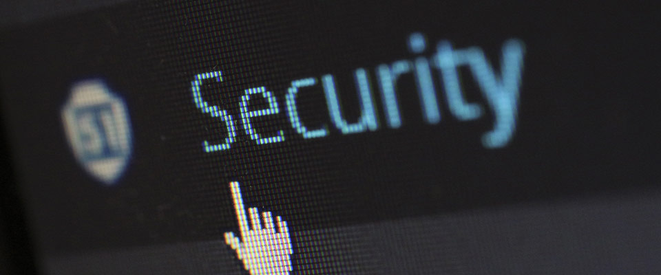 image of the word security on a screen