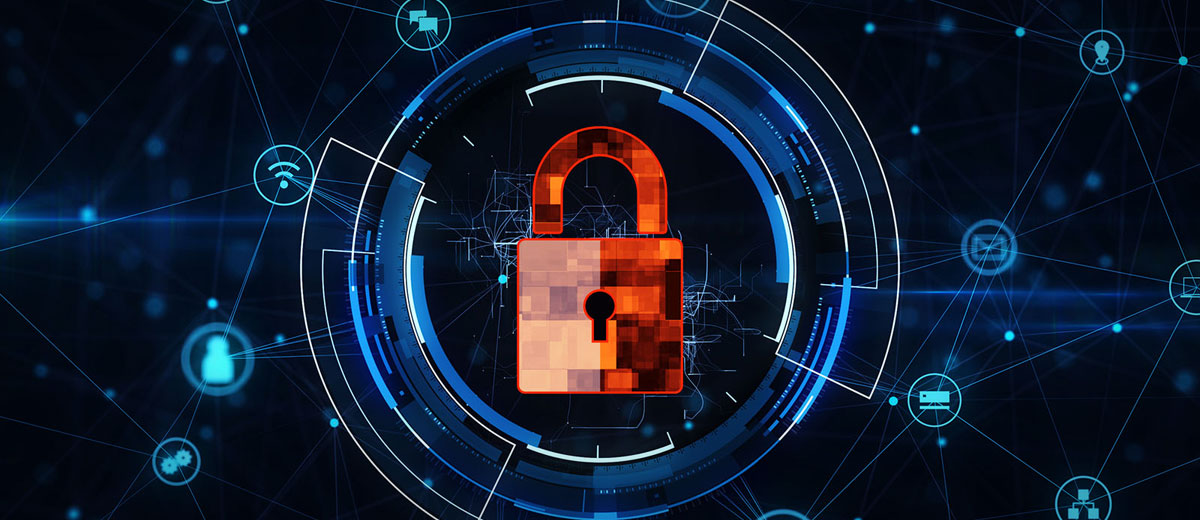 image of a digital lock